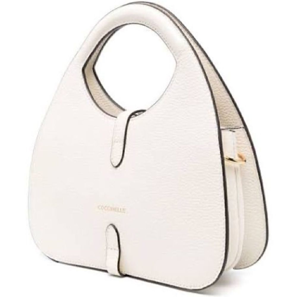 NWT Coccinelle Small Cosima Top Handle Crossbody Handbag White - Picture 4 of 8